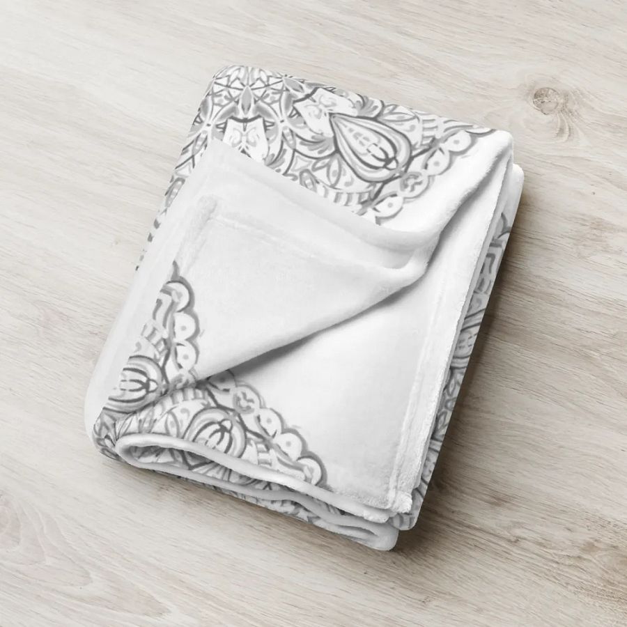 Mandala Harmony Throw Blanket product image (8)