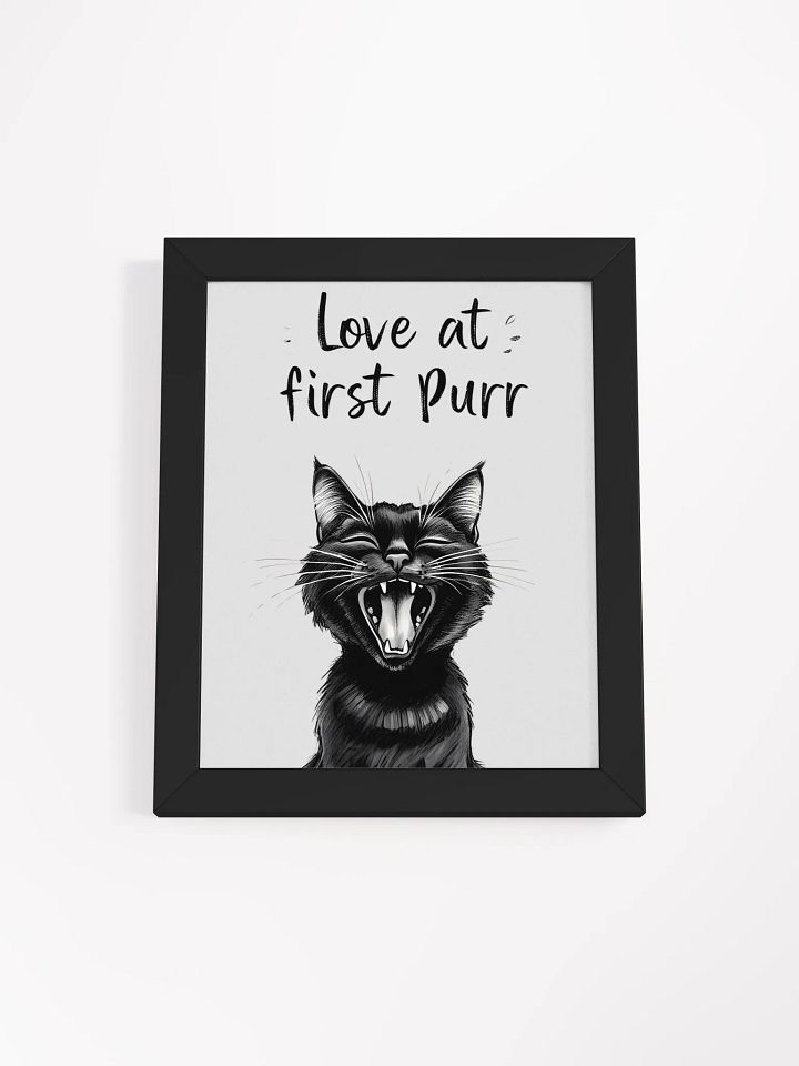 Pawsitively Adorable Matte Cat Poster product image (1)