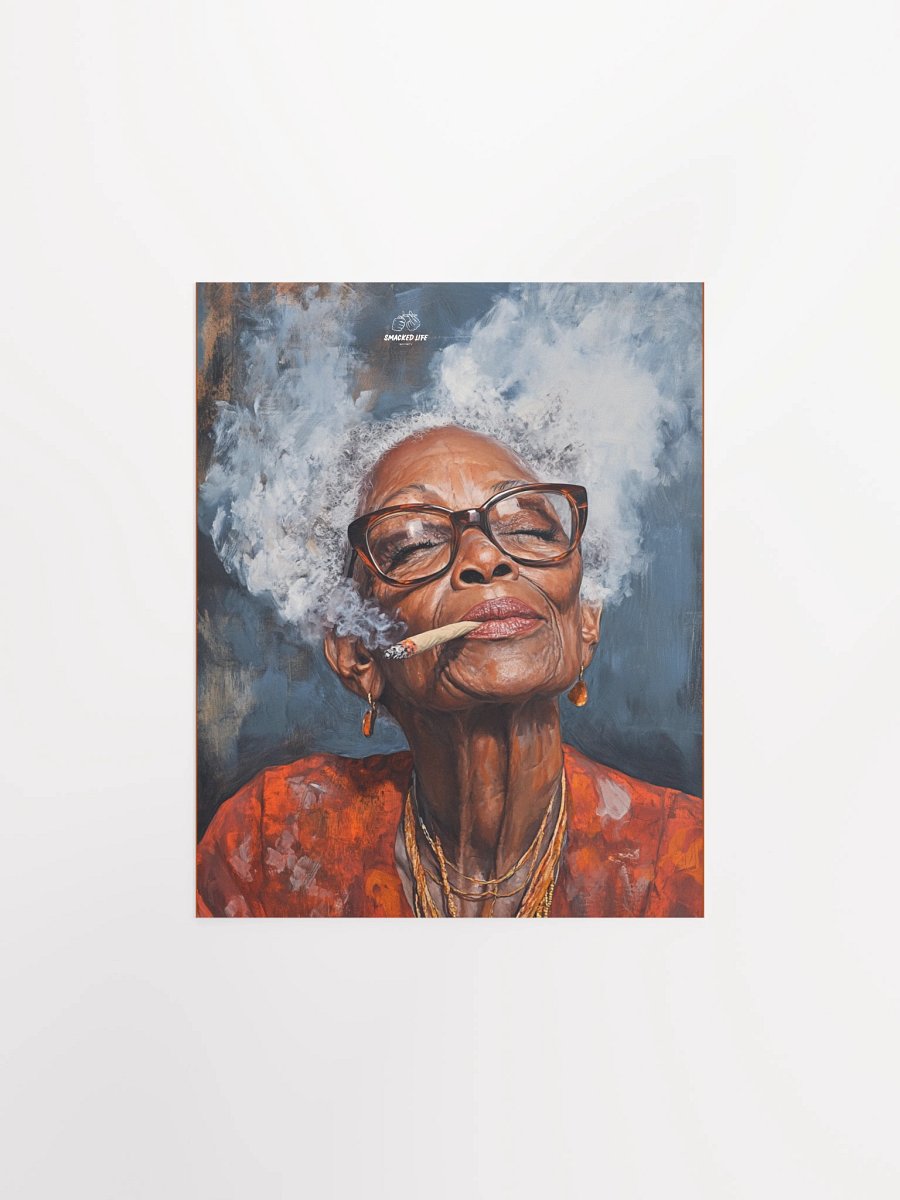 420 Stoner Art – Afrocentric Cannabis Queen Poster Unframed product image (1)