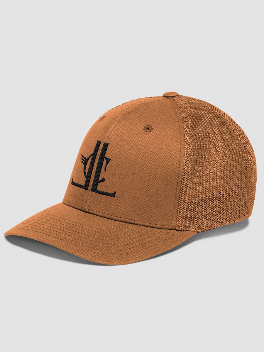 Legacy Co Official - Black Logo Flexfit Mesh Back Trucker Hat product image (10)