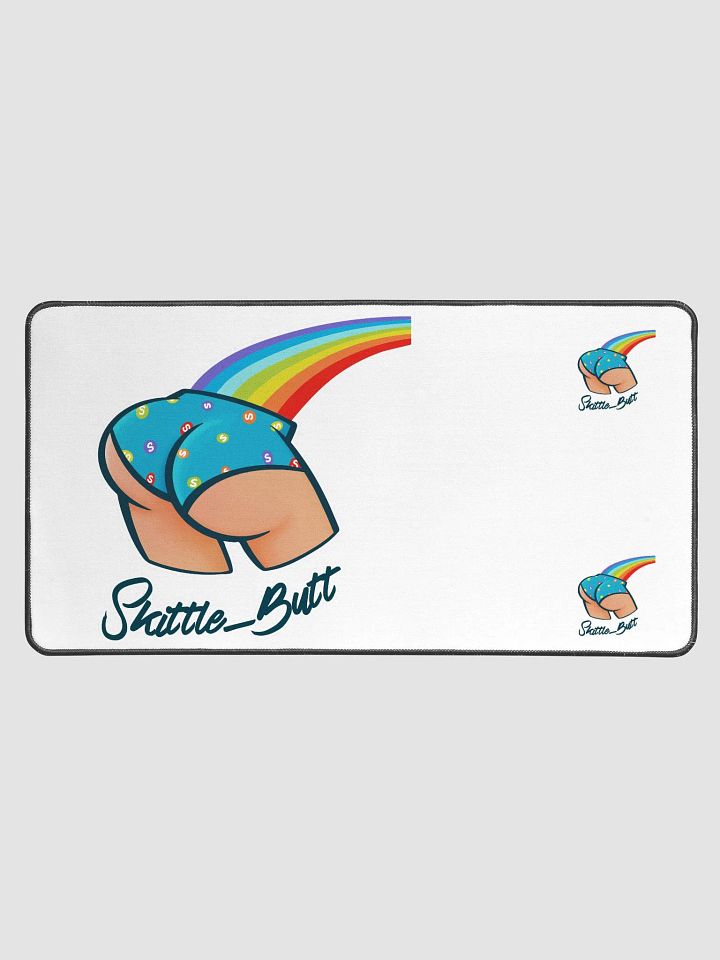 Rainbow Skittle Butt Desk Mat product image (1)
