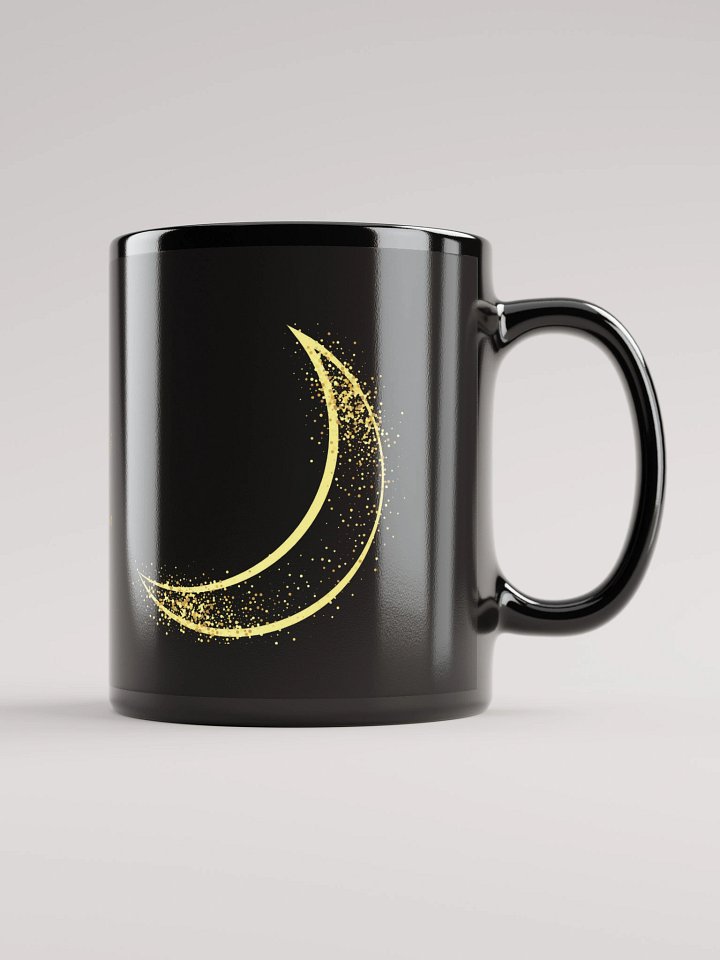 Mug Noir et Doré - Lune - Cadeau Féminin product image (1)