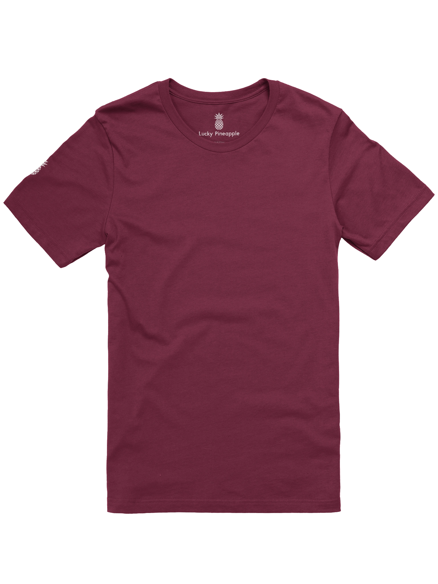 Lucky Pineapple Minimalist Sleeve Solid Color Unisex T-Shirt (Earth Tone Colors) product image (1)