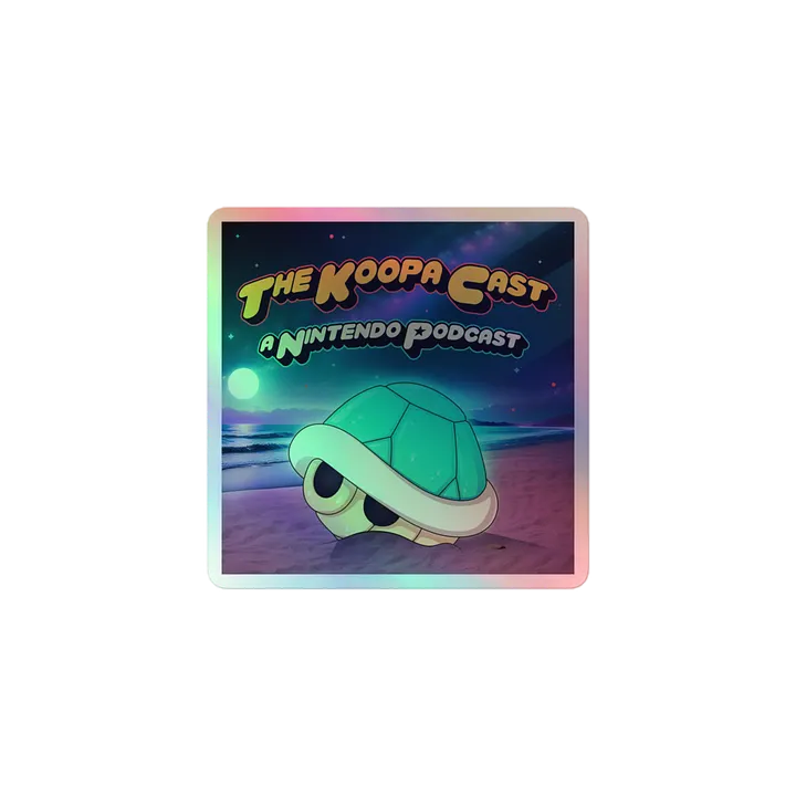 The Koopa Cast Holographic Sticker product image (1)