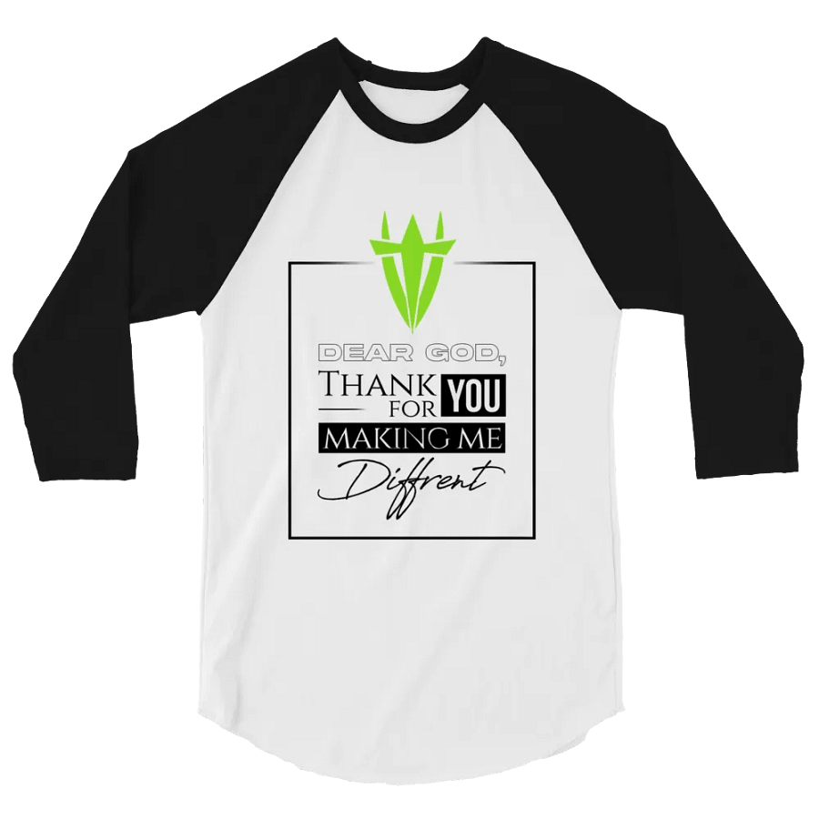 Jersey Raglan Tee: Dear God product image (2)