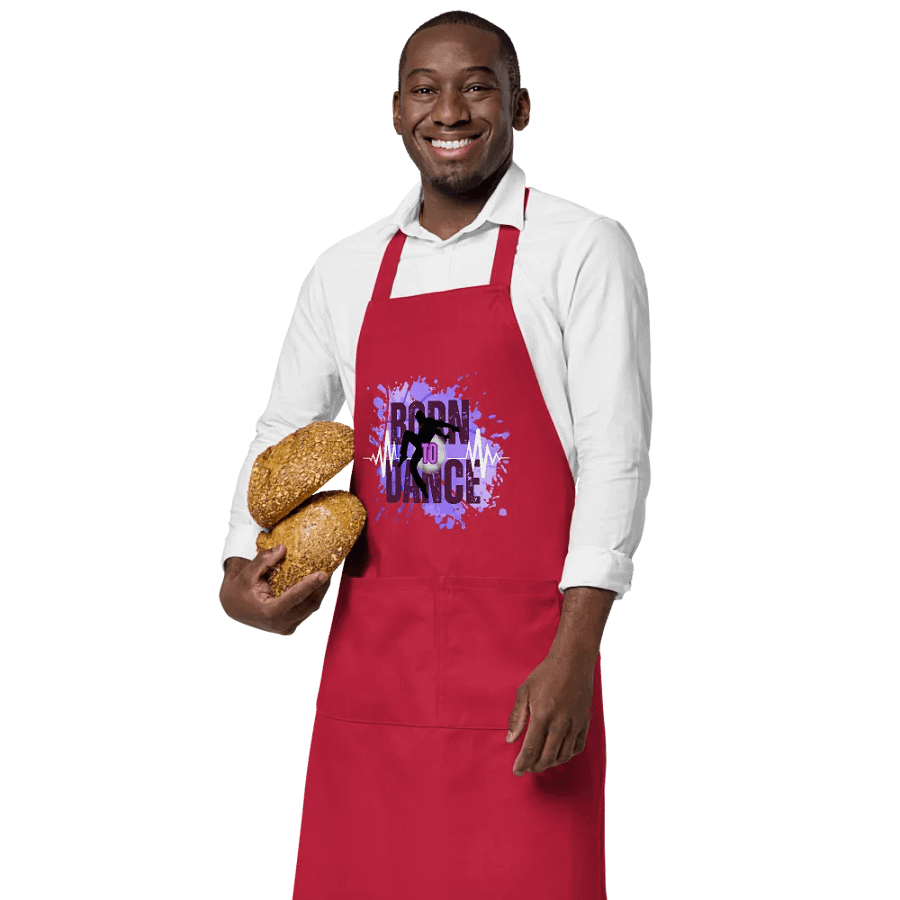 Dynamic Born to Dance Splash His Silhouette Apron product image (28)