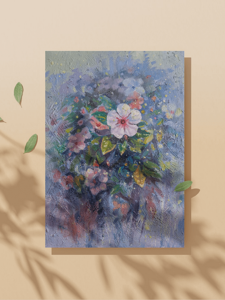 Flowers-Oil Painting Canvas Print product image (1)