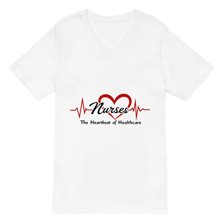 Heartbeat of Healthcare V-Neck Tee product image (2)