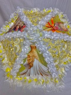 Custom Yellow Wedding Parasol product image (1)