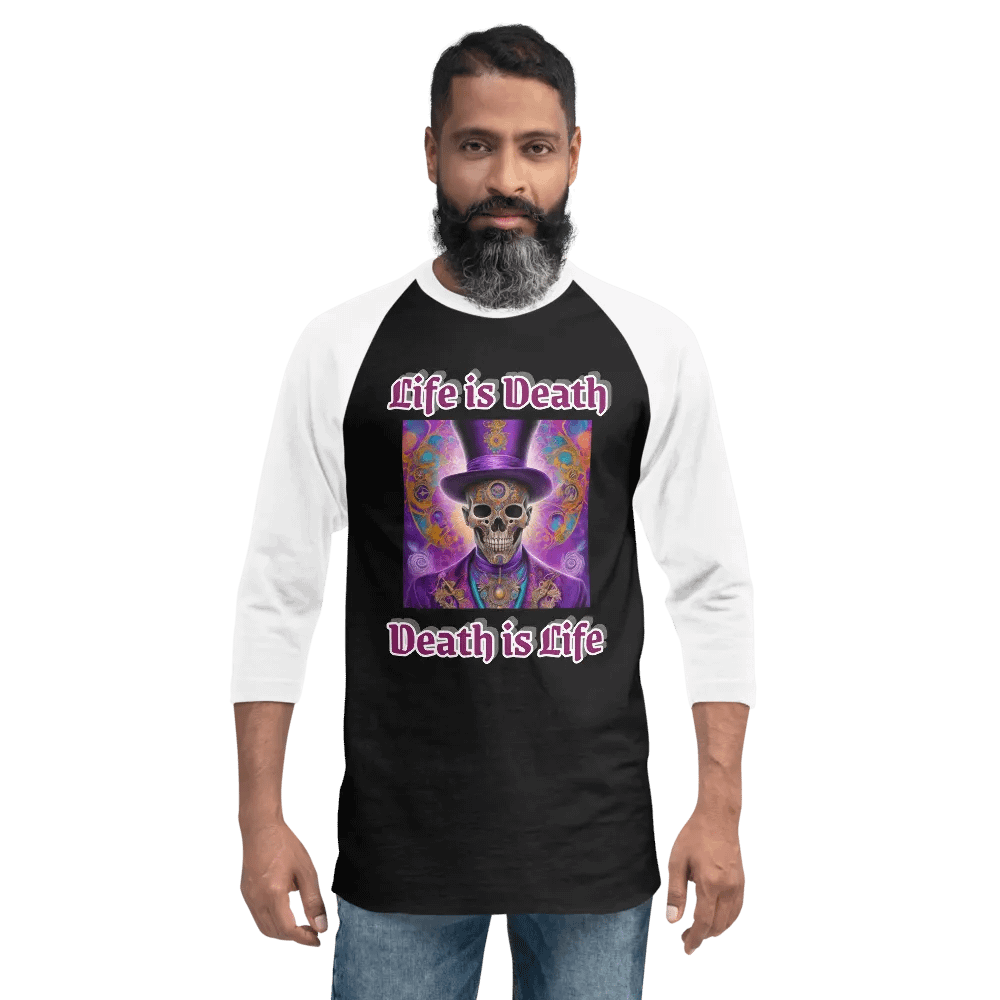 Ethereal Skull Splendor Raglan Tee product image (6)