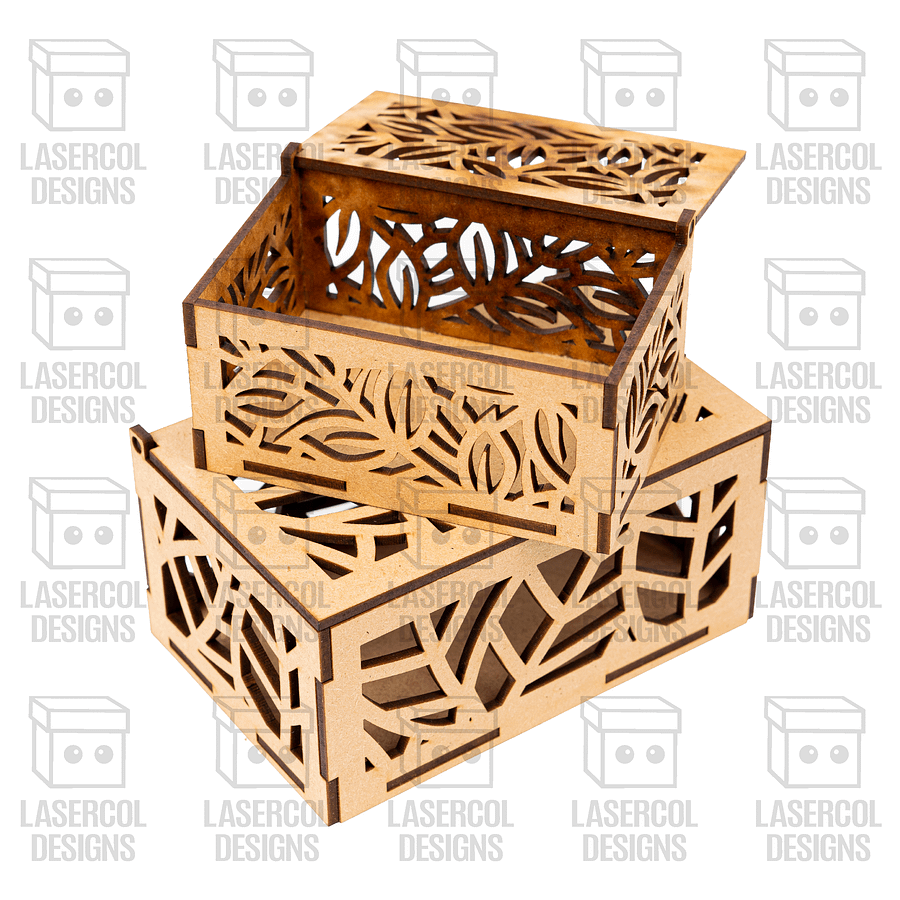 10 Boxes Set 2 (2 Sizes) - Laser Cut Files product image (10)