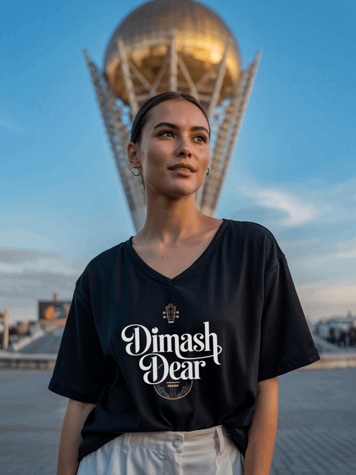 Singer From Kazakhstan Bella Canvas Unisex V-Neck product image (2)