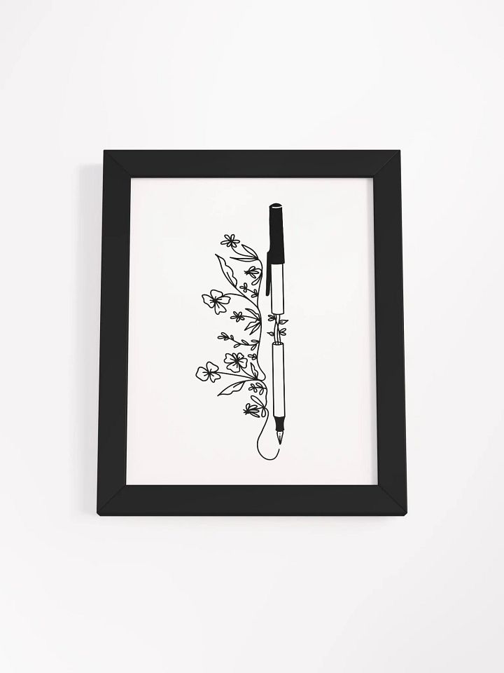 Free Writing Framed Art Print product image (1)
