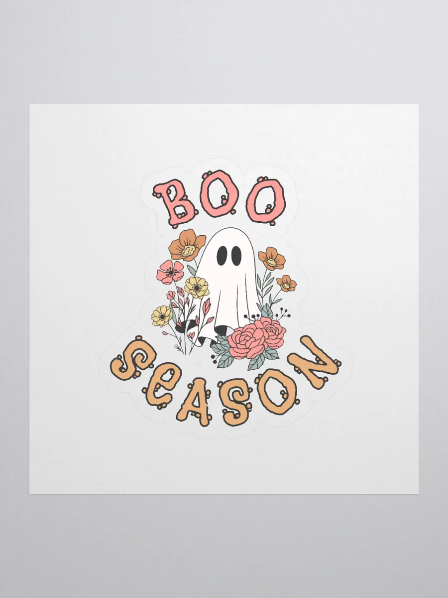 Whimsical Ghost Kiss Cut Stickers product image (1)