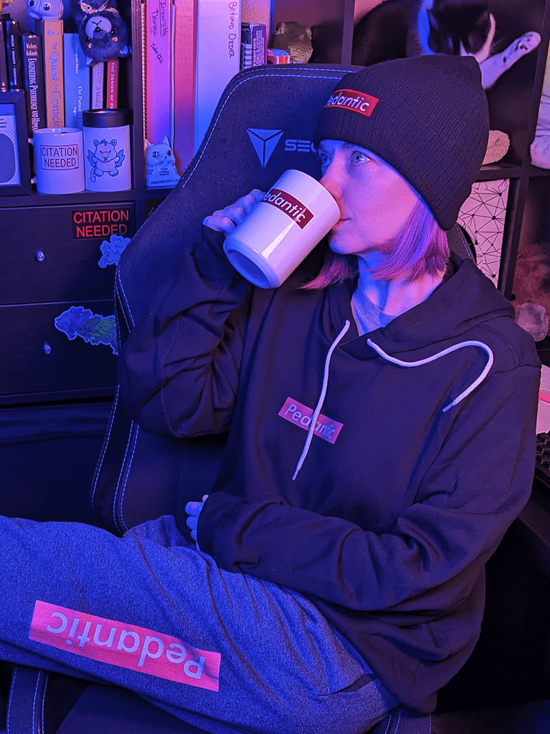 Pedantic Supersoft Hoodie (Red Box)