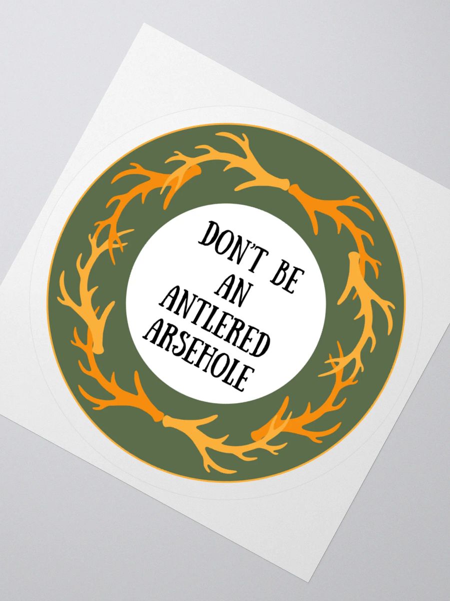 Stag Man Reprimand Sticker product image (4)