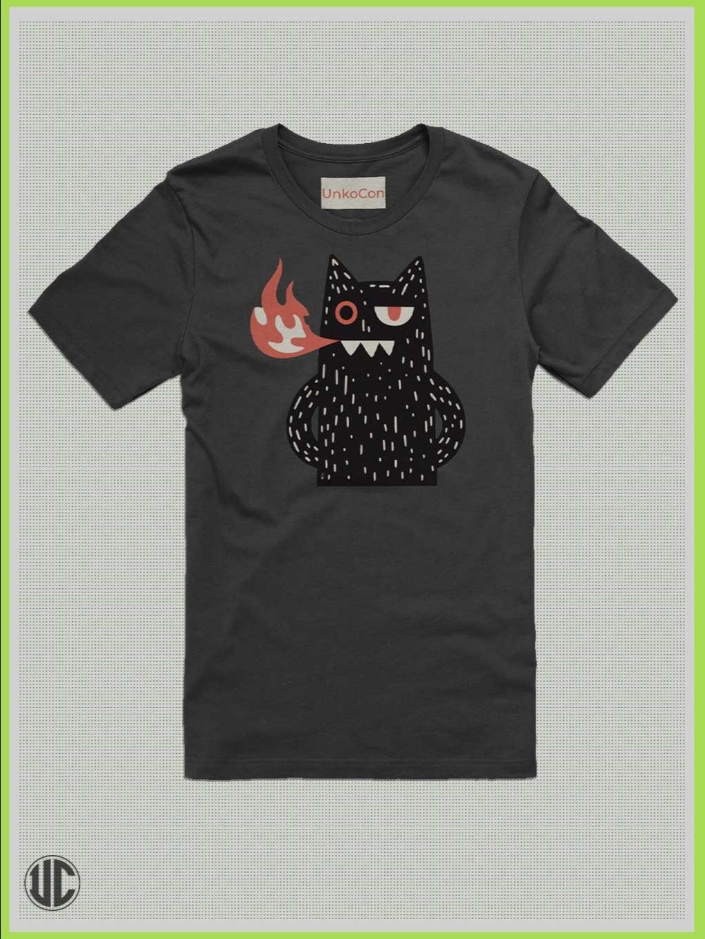 Dark Cat T-Shirt – Unisex Tee with Japanese Back Print – Alt Streetwear product image (49)