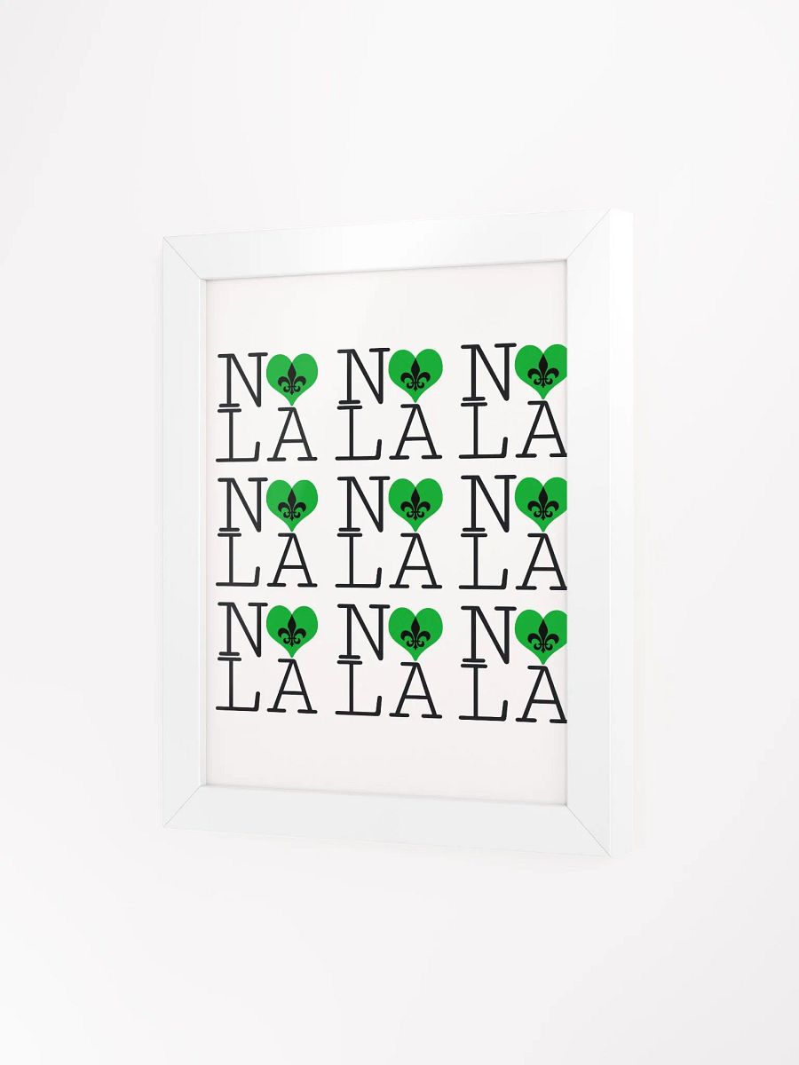 I LOVE NOLA **LEGACY POSTER** (GREEN HEART) product image (3)