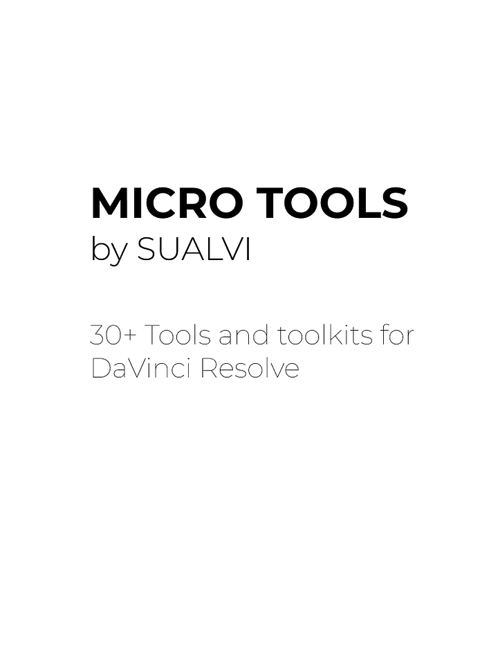 DaVinci Resolve Micro Tools Collection product image (1)