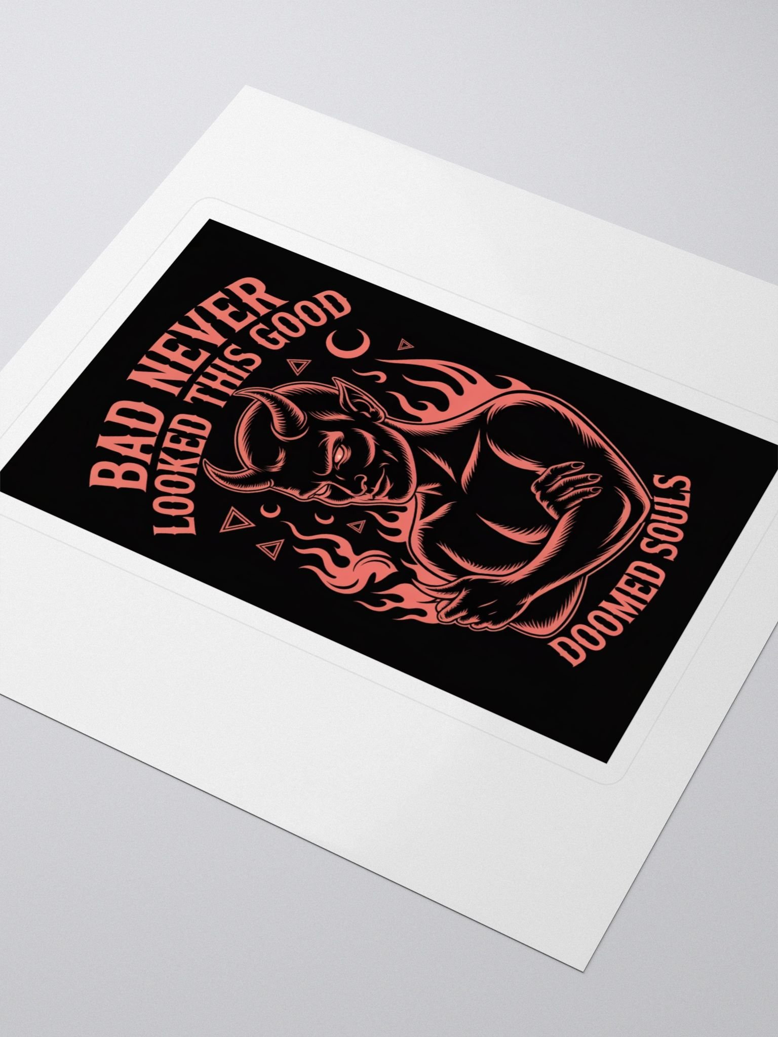 Bad Never Looked This Good Devil Kiss Cut Stickers product image (3)