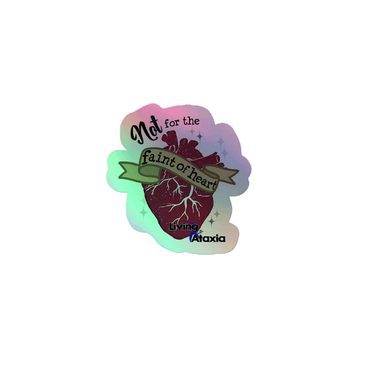Not For The Faint of Heart sticker product image (1)