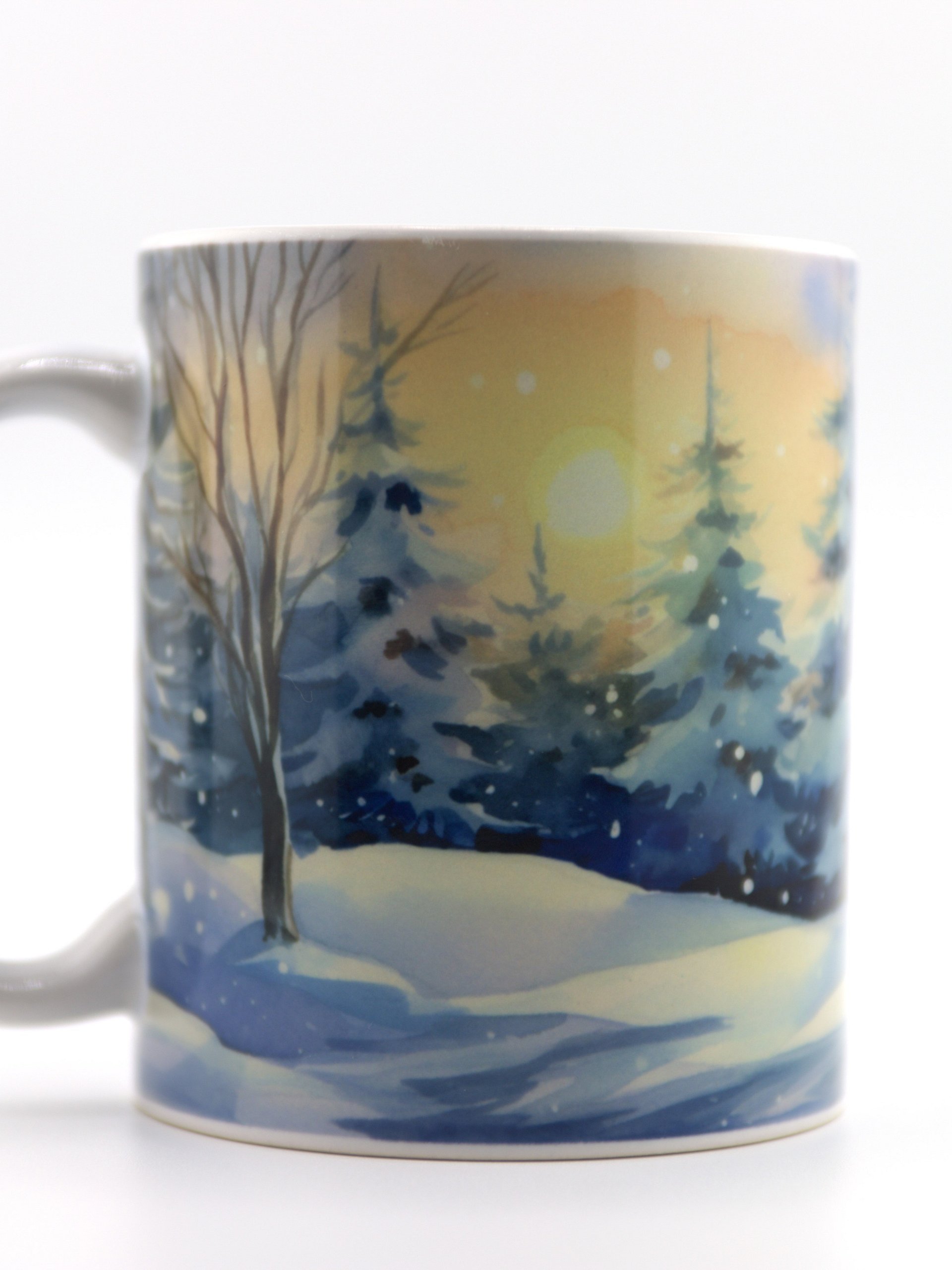 Festive Snowman Winter Wonderland 11oz Coffee Mug – Christmas Holiday Themed Ceramic Cup – Perfect for Hot Cocoa, Tea, and Coffee Lovers product image (2)