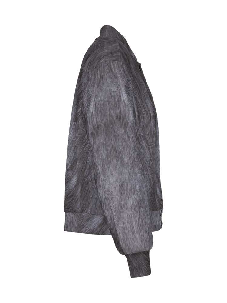 Russian Blue (Grey) Cat Premium Bomber Jacket (Unisex) product image (2)