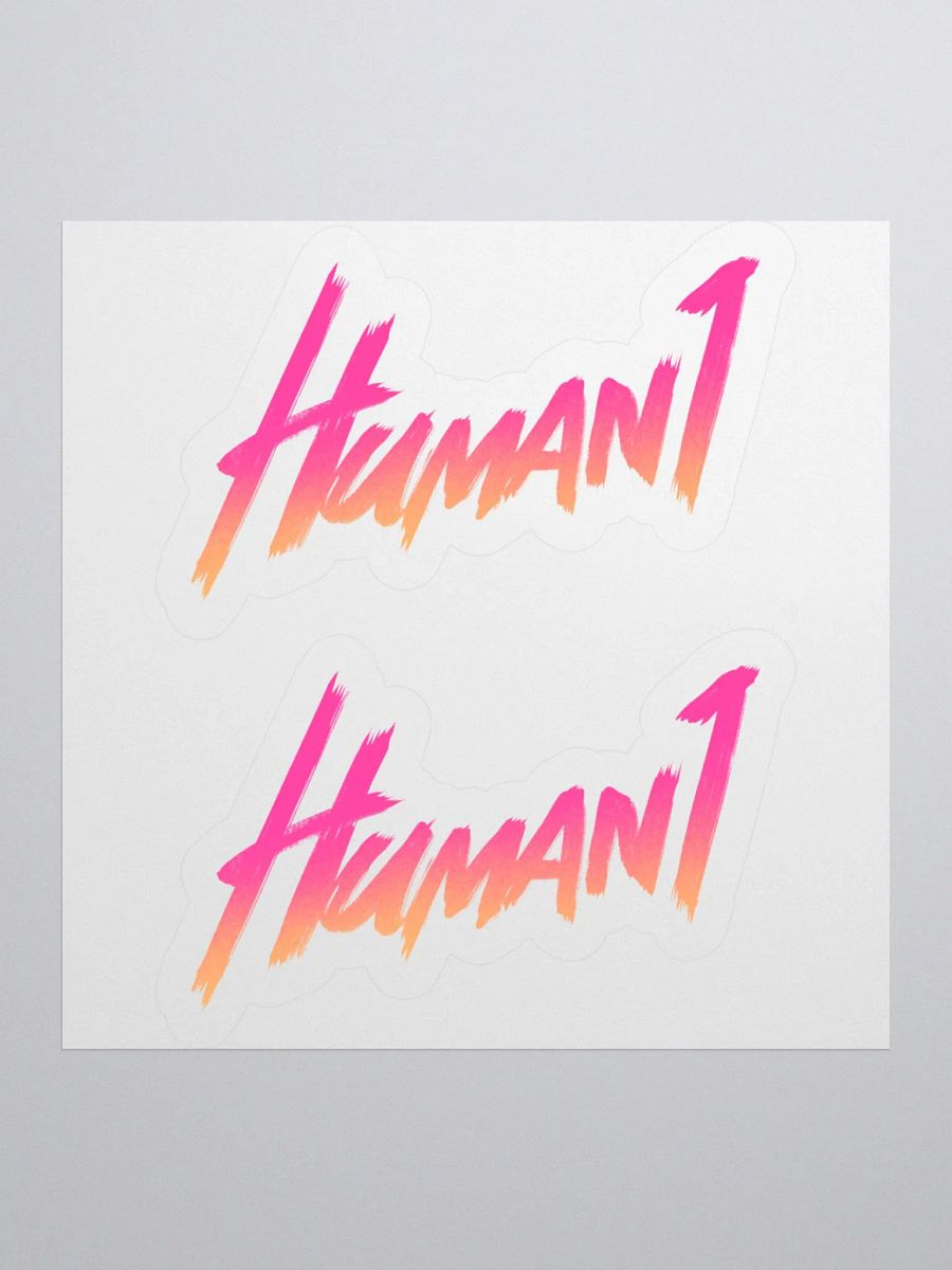 Human1 Gradient || Kiss Cut Stickers product image (1)