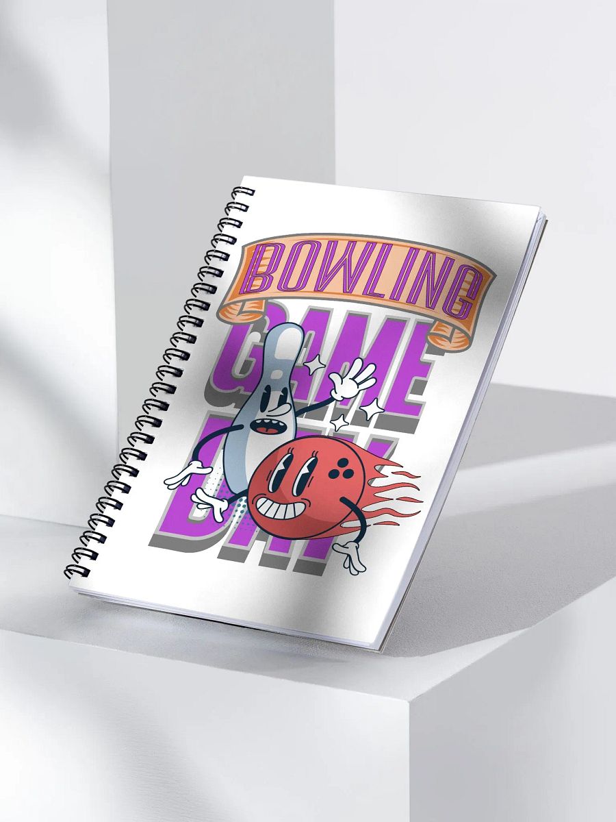 Game Day Bowling Fun Spiral Notebook product image (2)