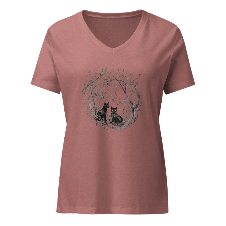 Whiskers In The Trees Women's V-Neck product image (13)