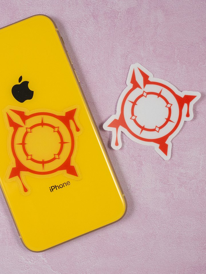 Blood Halo Stickers - Transparent (Ships from Japan) product image (1)