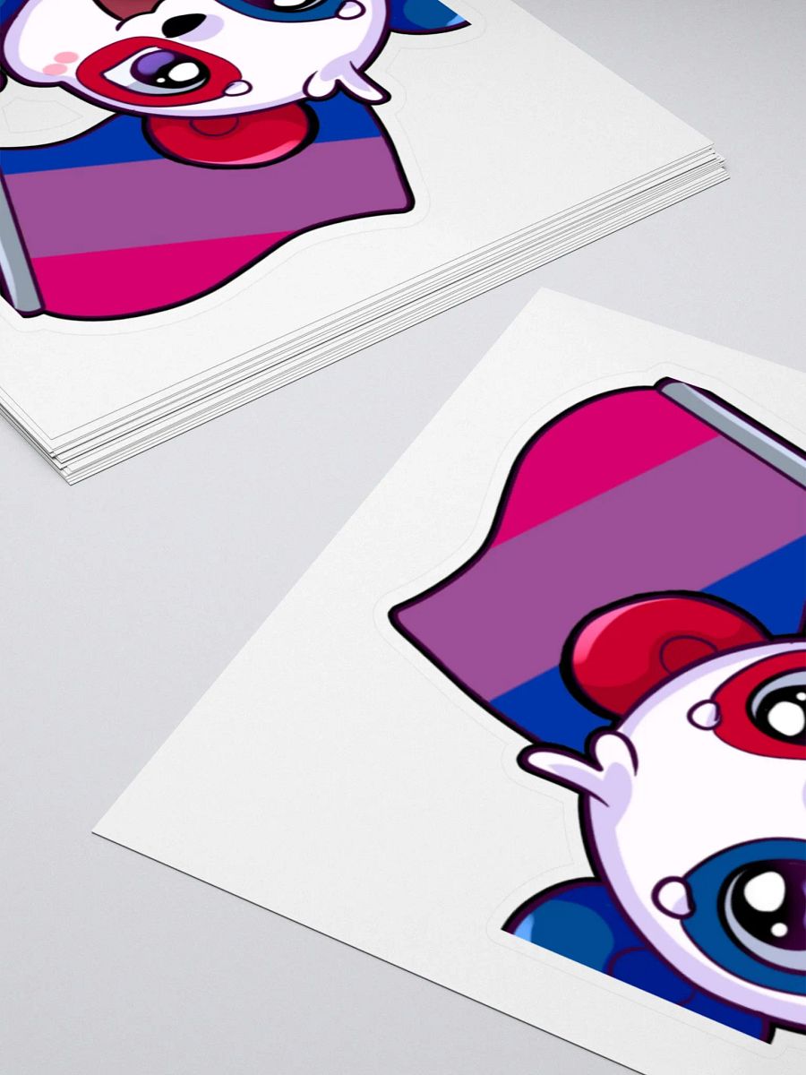bisexual pride sticker. product image (4)