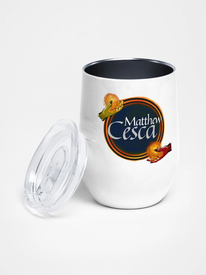 Matthew Cesca Author Logo Wine Tumbler product image (1)