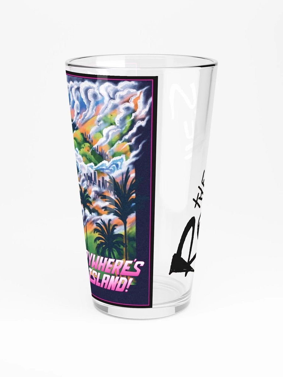 Everywhere's An Island Pint Glass product image (4)