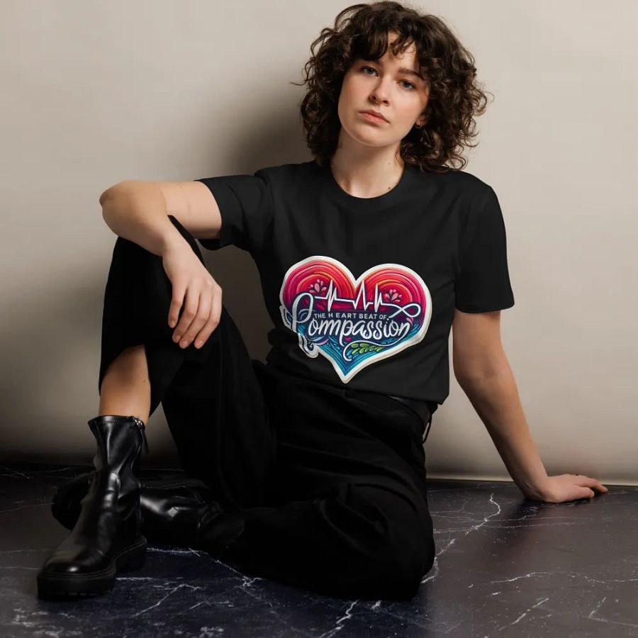 Compassionate Heartbeat EKG T-Shirt product image (13)