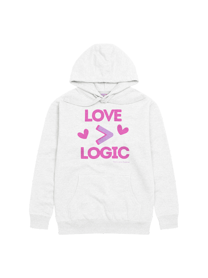 Felpa con cappuccio Love > Logic product image (1)