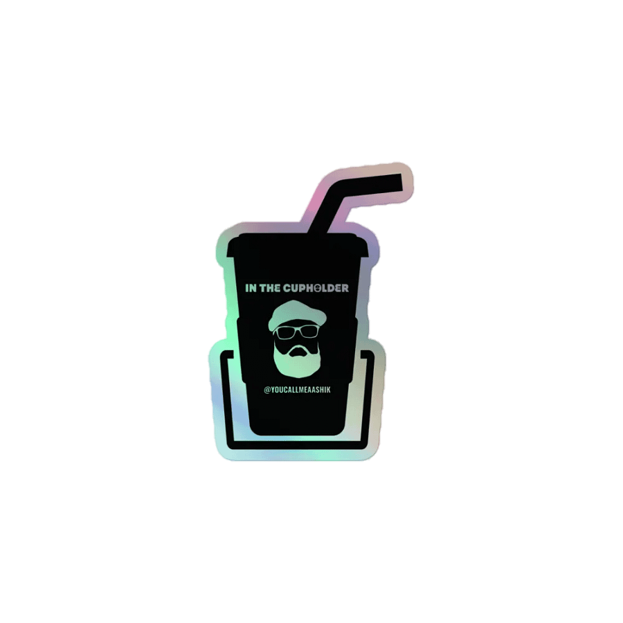Cupholder Black Sticker product image (1)