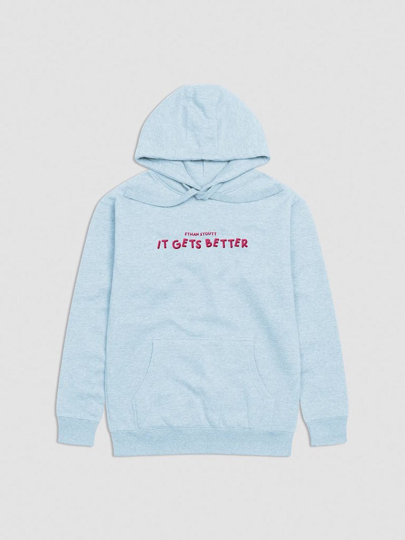 'It Gets Better' Embroidery Unisex Hoodie