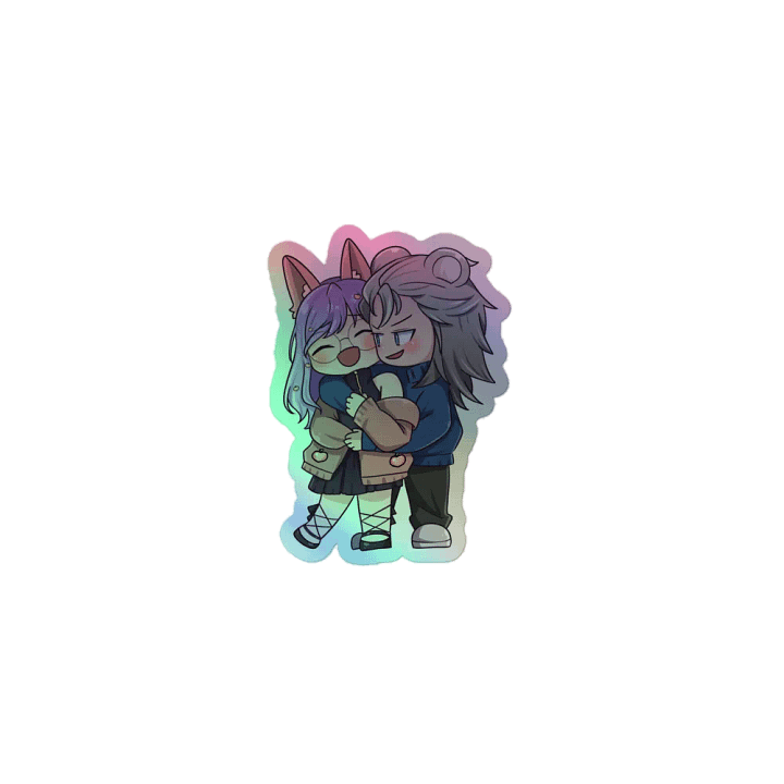 PeachxLulu Holo Sticker product image (1)