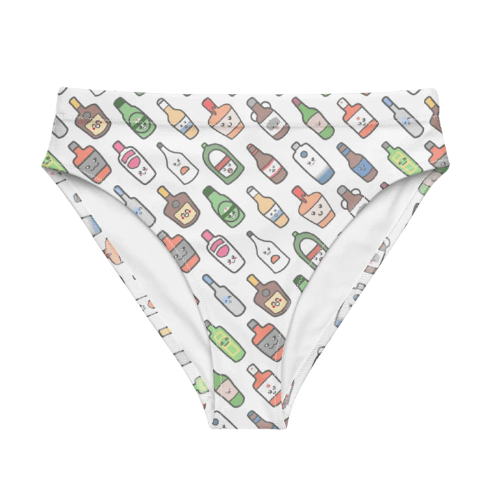Kawaii Bottles High Waist Bikini Bottom product image (1)