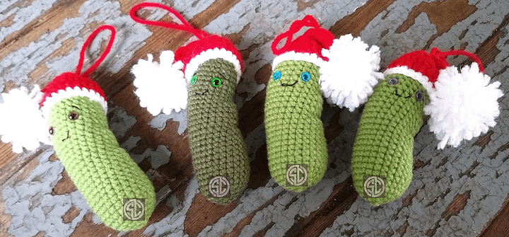 Christmas Pickle Crochet Pattern product image (1)