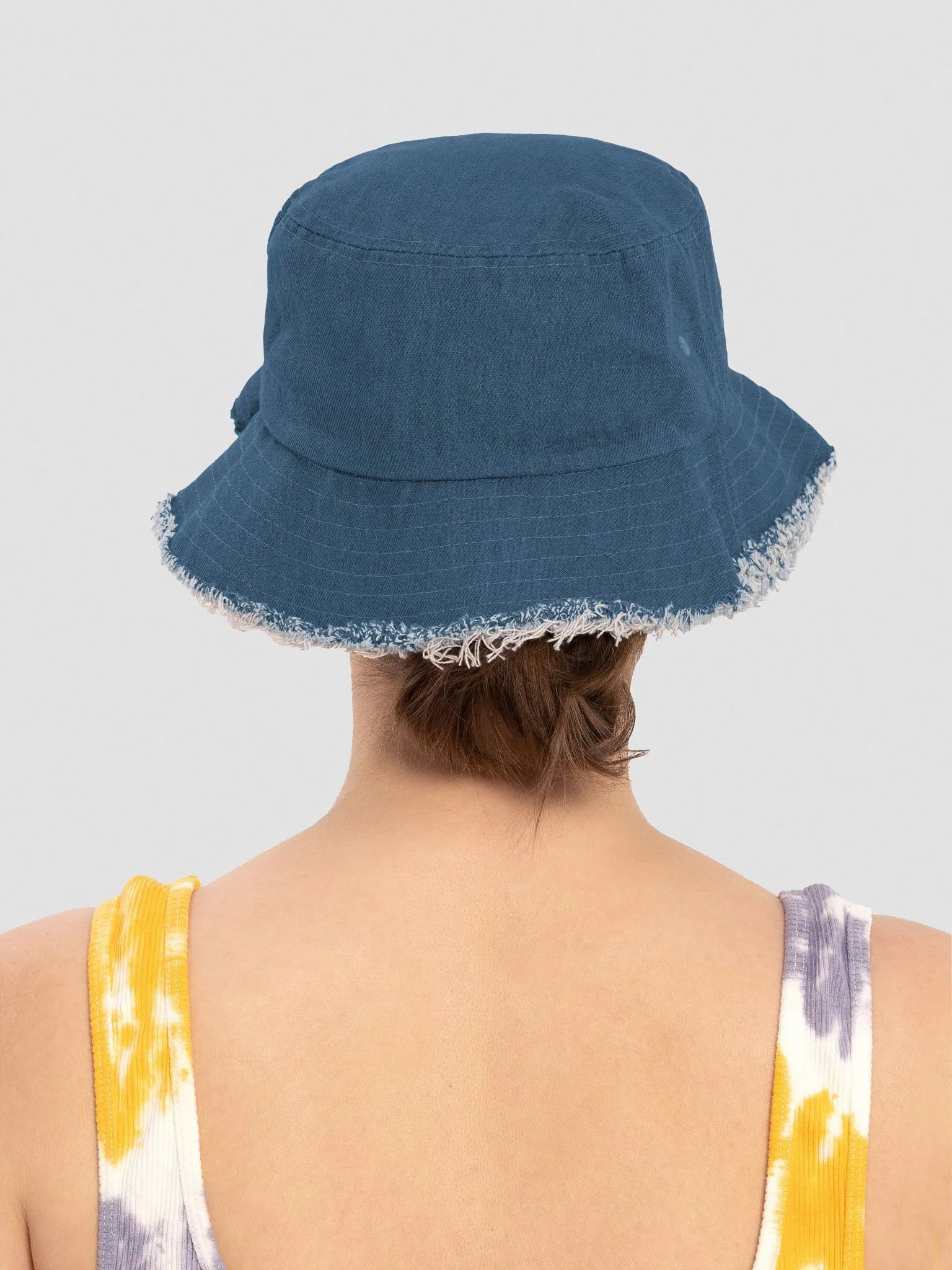 Boujee Ash Denim Bucket Hat product image (4)