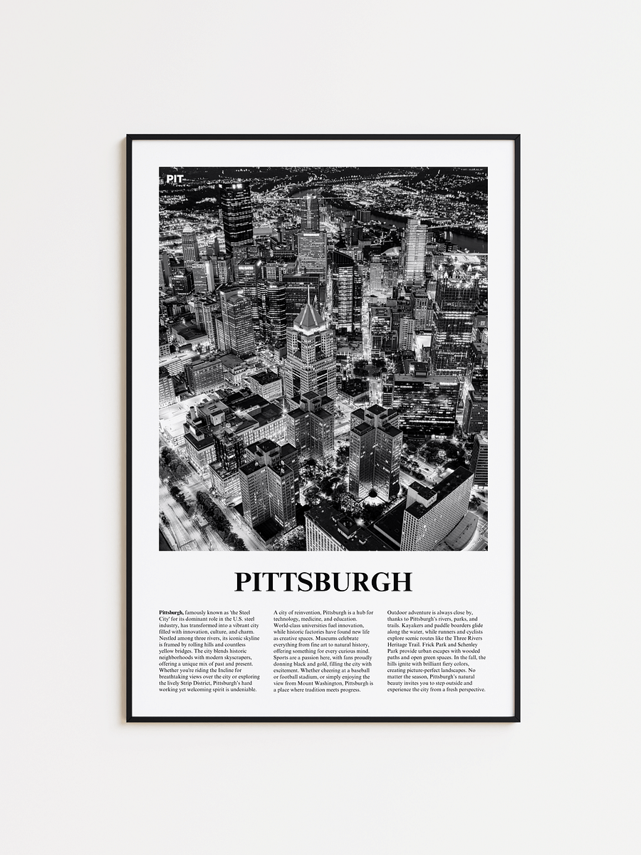 Pittsburgh 02 Newspaper Poster product image (1)