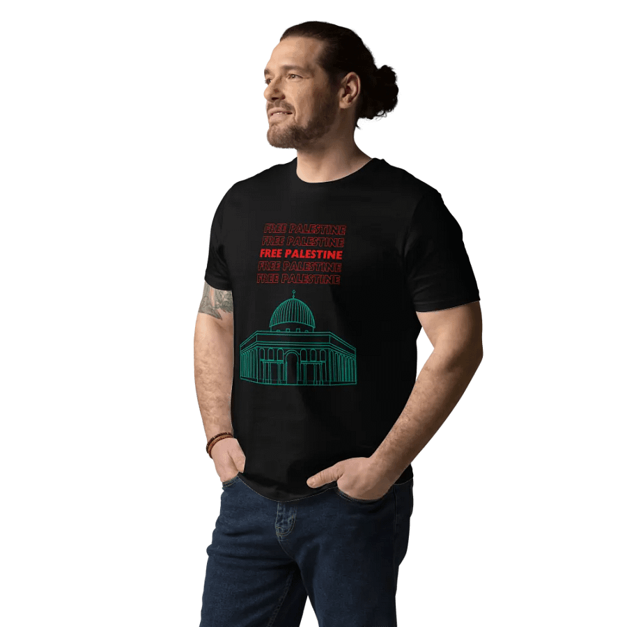Free Palestine Al-Aqsa Mosque Organic Shirt product image (9)