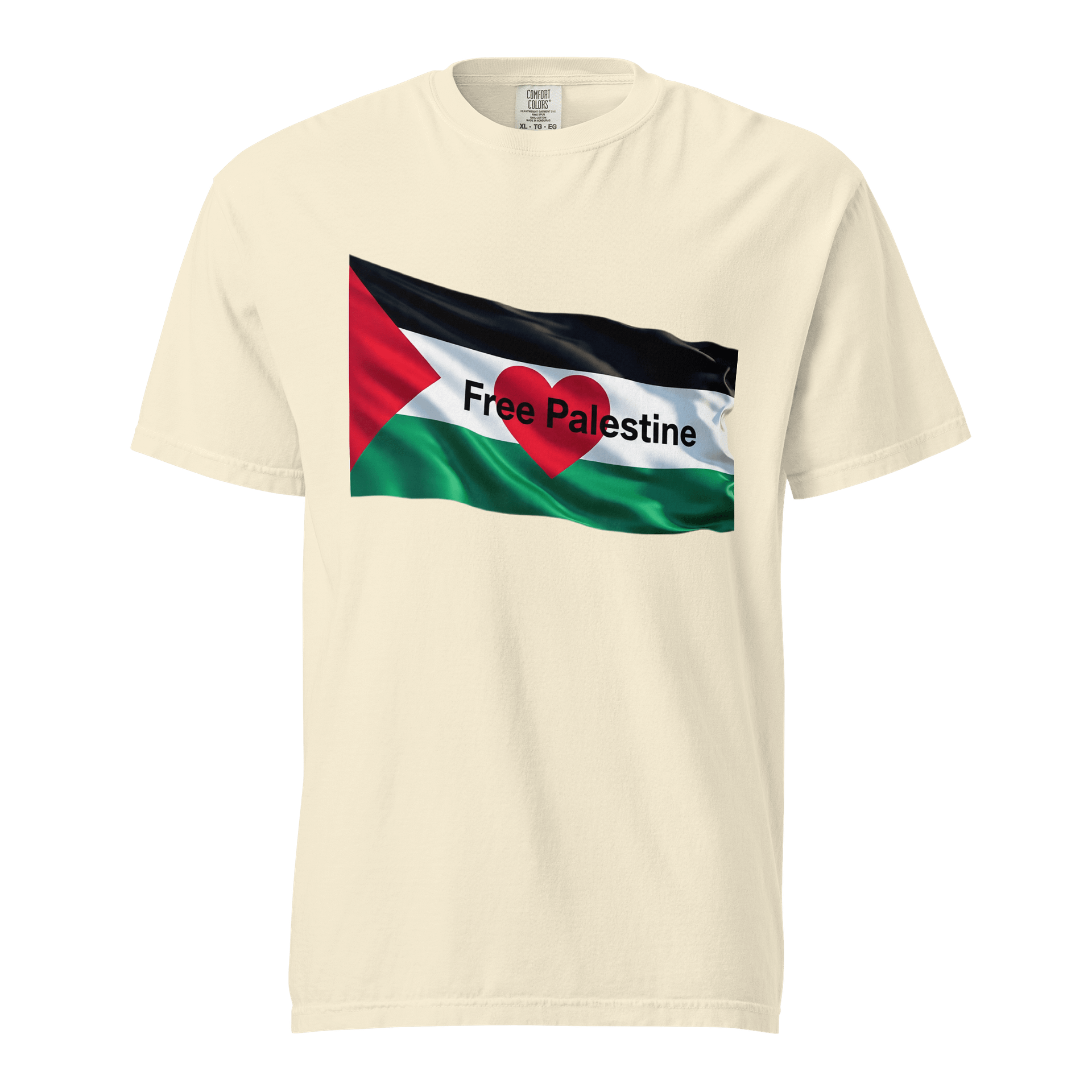 Free Palestine Heart Flag image T-Shirt product image (1)