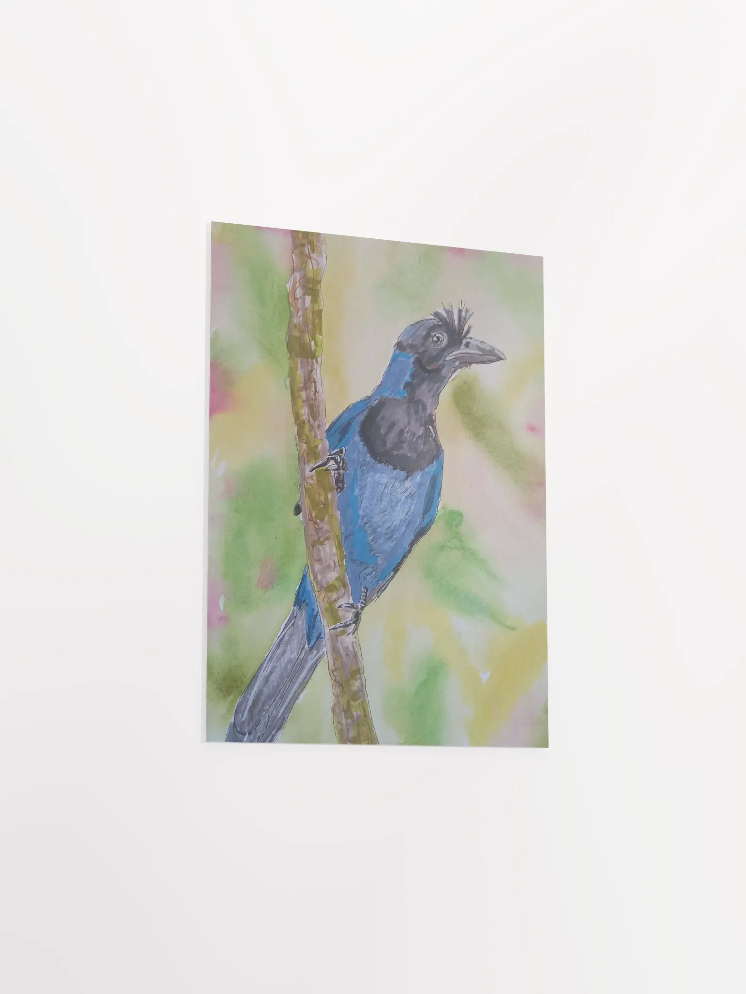 Corvid Series [07] Azure jay poster print product image (3)