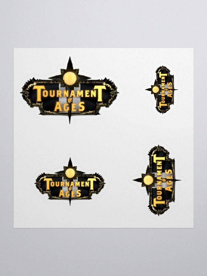 Tournament of Ages - Full Logo - Sticker Sheet product image (1)