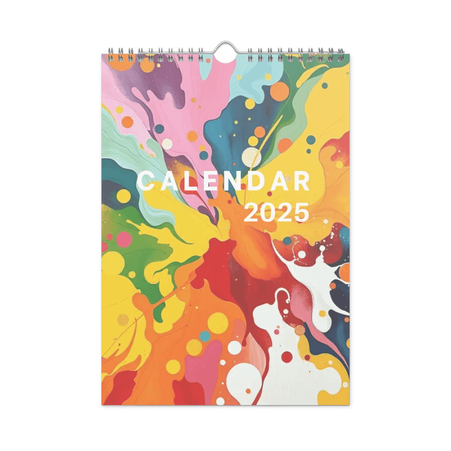 ART ABSTRACT WALL CALENDAR 2025 product image (3)