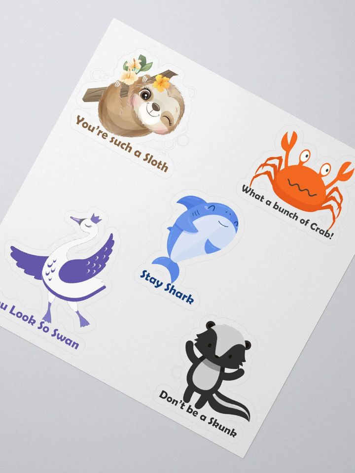 Animals Pun Stickers Set product image (2)