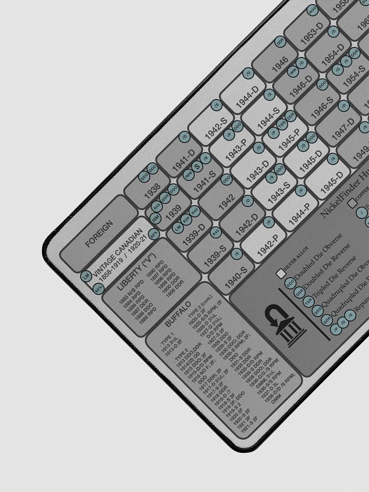 NickelFinder Hunting Mat / 31.5” / Aluminum Theme product image (2)
